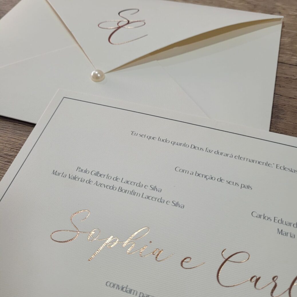 Convites de casamento