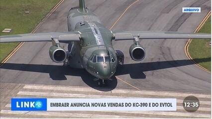 Embraer anuncia novas vendas do KC-390 e do EVTOL