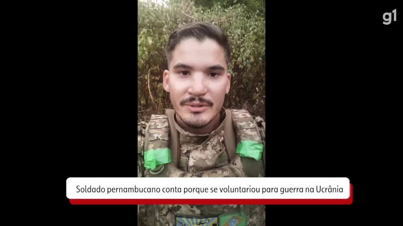 Jovem do Sertão de PE troca oficina mecânica por guerra na Ucrânia