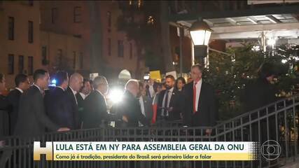 Lula está em NY para primeira viagem aos EUA após tarifaço Lula está em NY para primeira viagem aos EUA após tarifaço