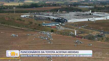 Trabalhadores da Toyota de Sorocaba aprovam layoff após paralisação de unidades