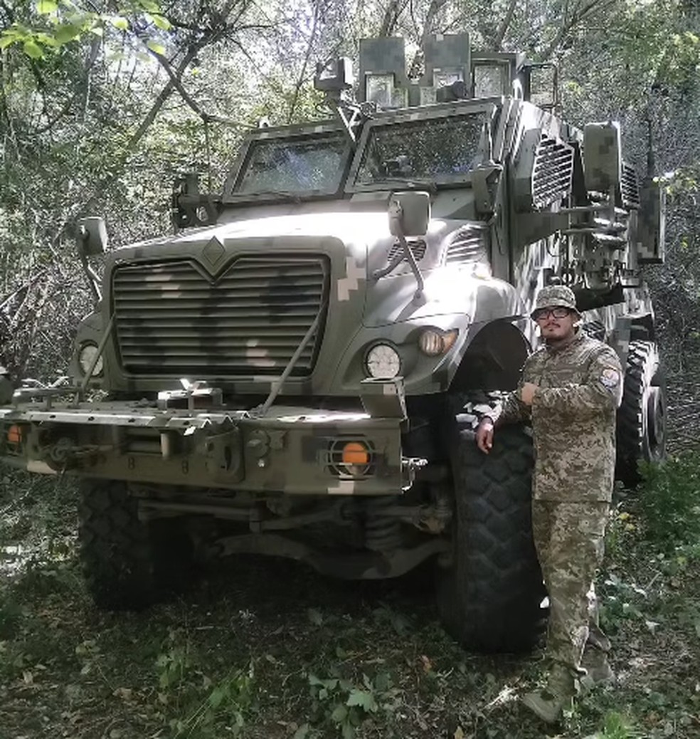João Ferraz, deixou o Brasil para ser combatente na Ucrânia — Foto: Reprodução/Redes Sociais