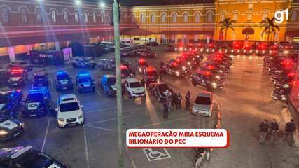 Megaoperação mira esquema bilionário do PCC