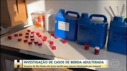 Governo de São Paulo cria força-tarefa para apurar intoxicação por metanol