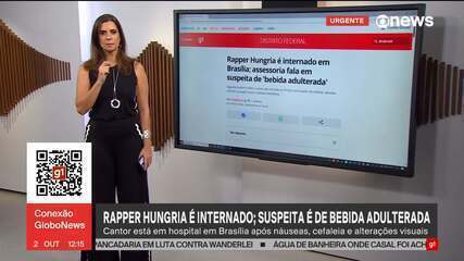 Rapper Hungria é internado com suspeita de ter ingerido bebida adulterada