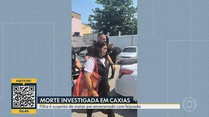 Filha é suspeita de matar pai envenenado com feijoada Filha é suspeita de matar pai envenenado com feijoada
