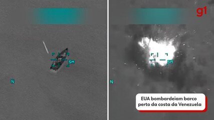 EUA bombardeiam barco perto da costa da Venezuela EUA bombardeiam barco perto da costa da Venezuela