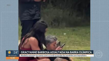 Gracyanne Barbosa é assaltada na Barra Olímpica e tem carro levado por bandidos Gracyanne Barbosa é assaltada na Barra Olímpica e tem carro levado por bandidos