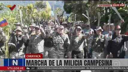 Venezuela mobiliza militares contra possível invasão dos Estados Unidos Venezuela mobiliza militares contra possível invasão dos Estados Unidos
