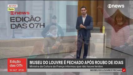 Museu do Louvre é fechado após roubo de joias Museu do Louvre é fechado após roubo de joias