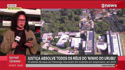 Justiça absolve todos os réus do caso do incêndio no Ninho do Urubu Justiça absolve todos os réus do caso do incêndio no Ninho do Urubu