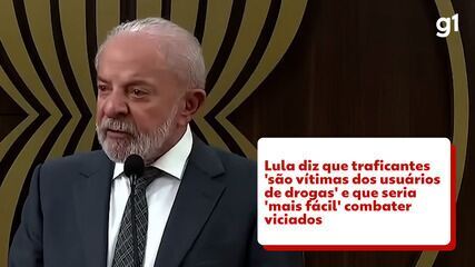 Lula: traficantes seriam “vítimas” dos usuários de drogas Lula: traficantes seriam “vítimas” dos usuários de drogas