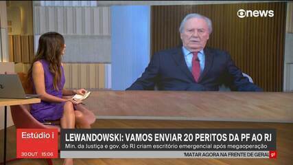 Lewandowski anuncia o envio de 20 peritos da Polícia Federal ao Rio de Janeiro Lewandowski anuncia o envio de 20 peritos da Polícia Federal ao Rio de Janeiro