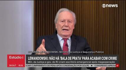 Governo apresentará projeto antifacção nos próximos dias, diz Lewandowski Governo apresentará projeto antifacção nos próximos dias, diz Lewandowski