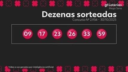 G1 | Loterias - Mega-Sena 2934