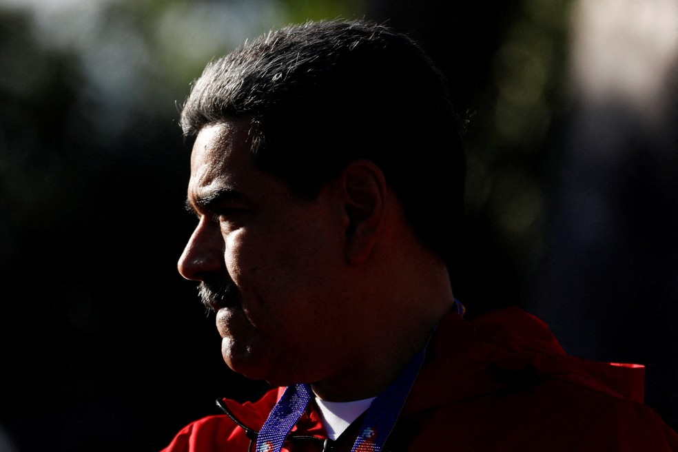O presidente da Venezuela, Nicolás Maduro, em 12 de outubro de 2025 — Foto: REUTERS/Leonardo Fernandez Viloria