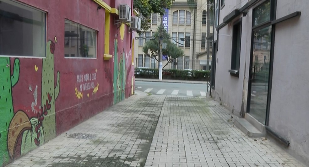 Travessa deve ser privatizada para a construção de condomínio de luxo — Foto: Reprodução