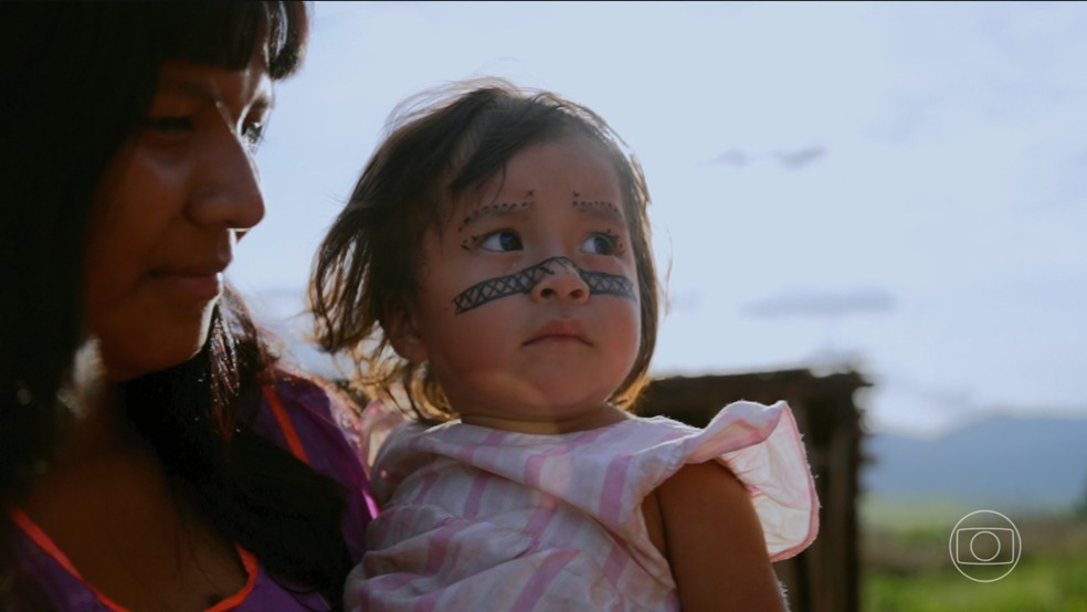 Maxakalis — Foto: Jornal Nacional/ Reprodução