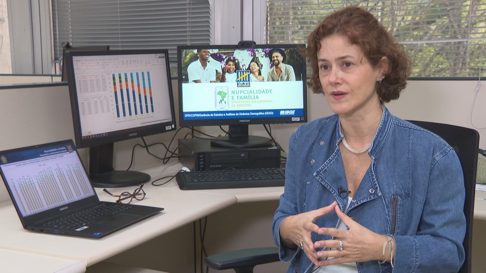 A pesquisadora Izabel Marri, do IBGE — Foto: Reprodução/TV Globo