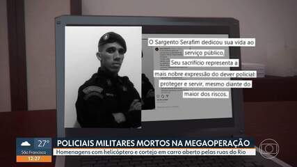 PMs do Bope mortos em megaoperação nos complexos da Penha e Alemaão são enterrados PMs do Bope mortos em megaoperação nos complexos da Penha e Alemaão são enterrados