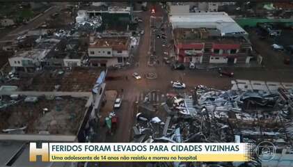 Tornado: mais de 750 moradores de Rio Bonito do Iguaçu foram atendidos em hospitais de cidades vizinhas