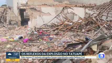 Casa que funcionava depósito de fogos ficou completamente destruída na Zona Leste