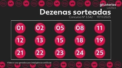 Confira o resultado do sorteio da Lotofácil.