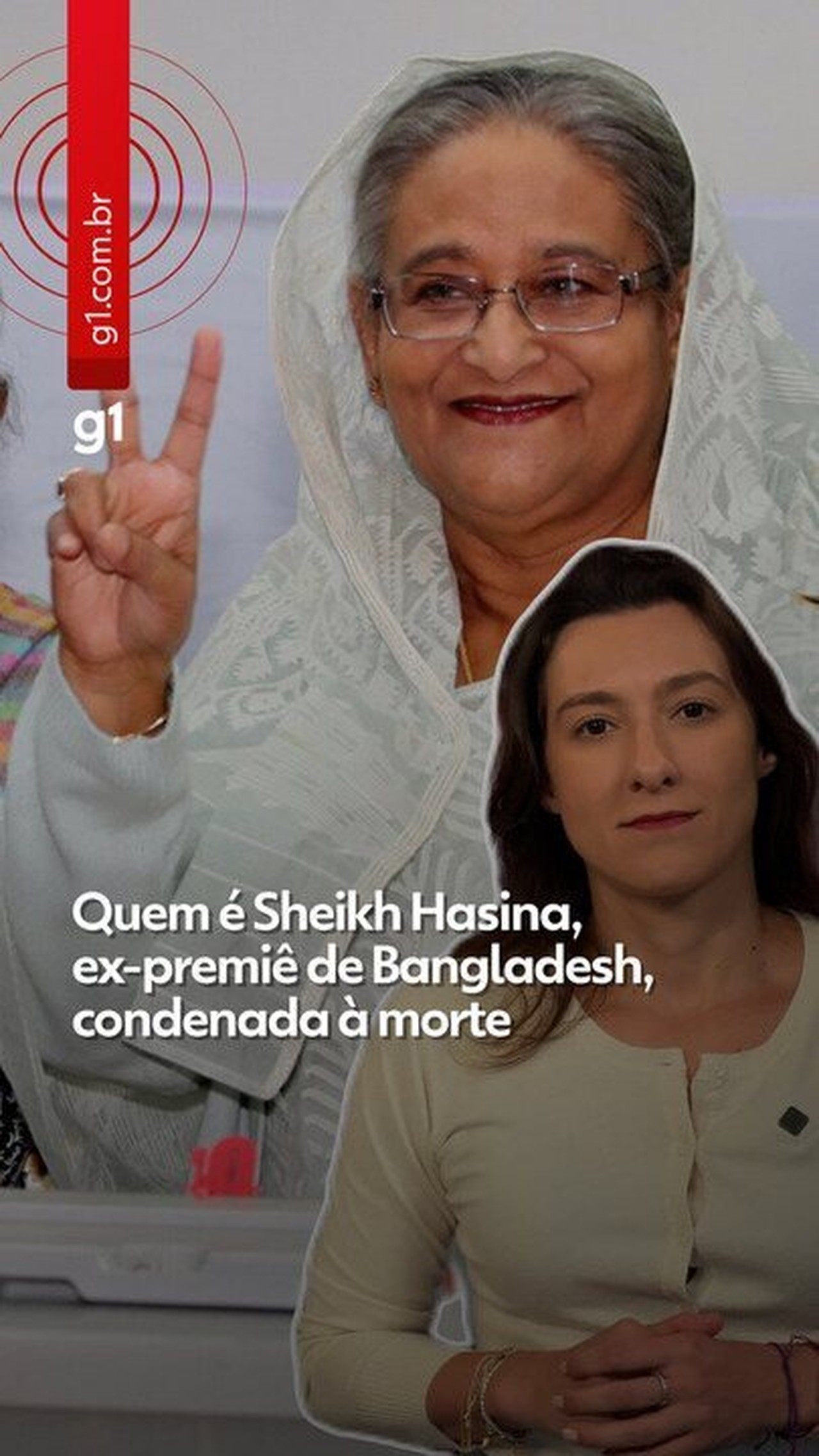 Ex-premiê de Bangladesh é condenada à pena de morte