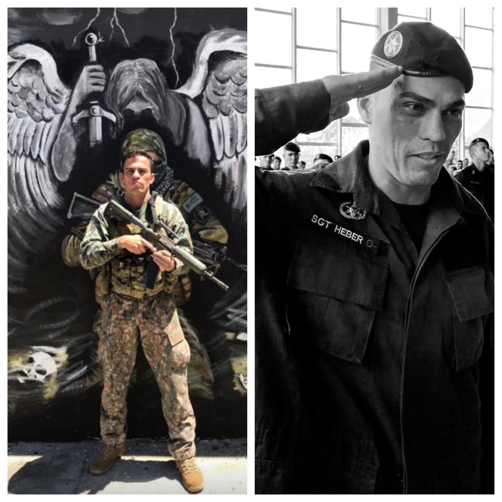 Cleiton e Heber morreram durante megaoperação — Foto: Reprodução