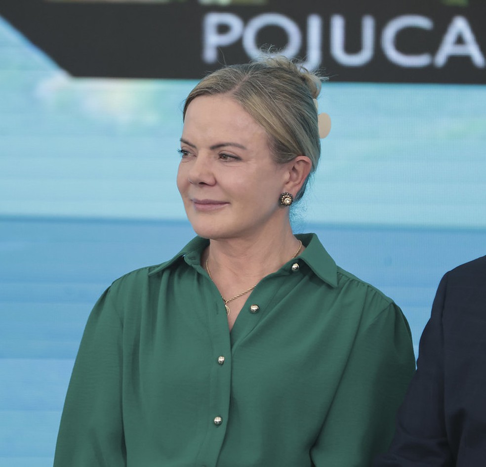 A ministra-chefe da Secretaria de Relações Institucionais da Presidência da República, Gleisi Hoffmann. — Foto: Gil Ferreira/SRI-PR