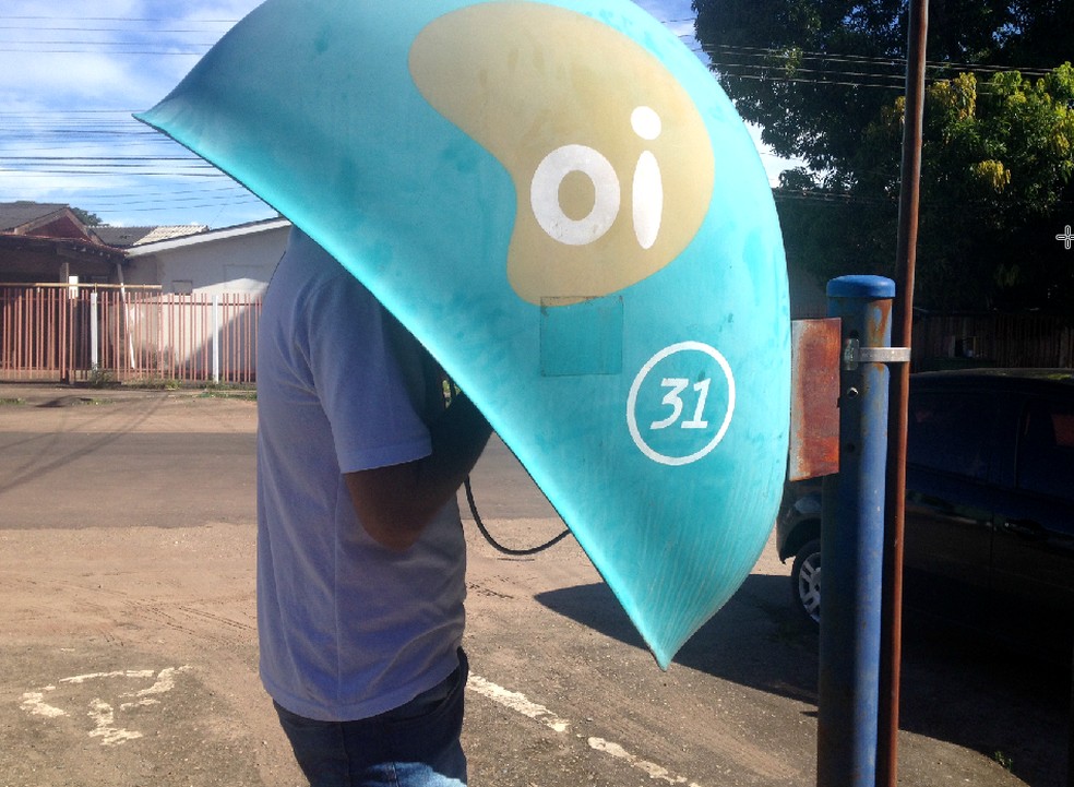 orelhão, dificuldade, ligação, celular, Macapá, Amapá — Foto: Jéssica Alves/G1