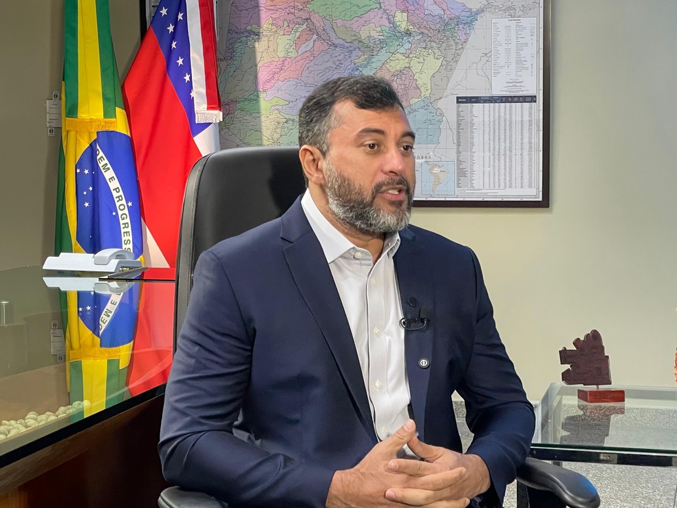 Governador do Amazonas, Wilson Lima. — Foto: Patrick Marques/g1 AM