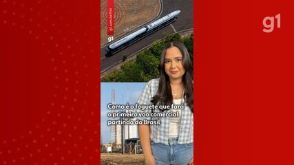 Como é o foguete que fará o primeiro voo comercial partindo do Brasil?