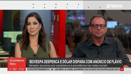 Ibovespa despenca e dólar dispara com anúncio de Flávio Bolsonaro