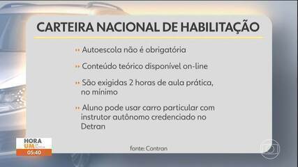 Novas regras para obtenção da Carteira Nacional de Habilitação começam a valer nesta semana