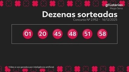 G1 | Loterias - Mega-Sena 2952