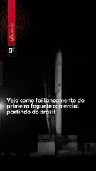 Primeiro foguete comercial partindo do Brasil é lançado no Maranhão