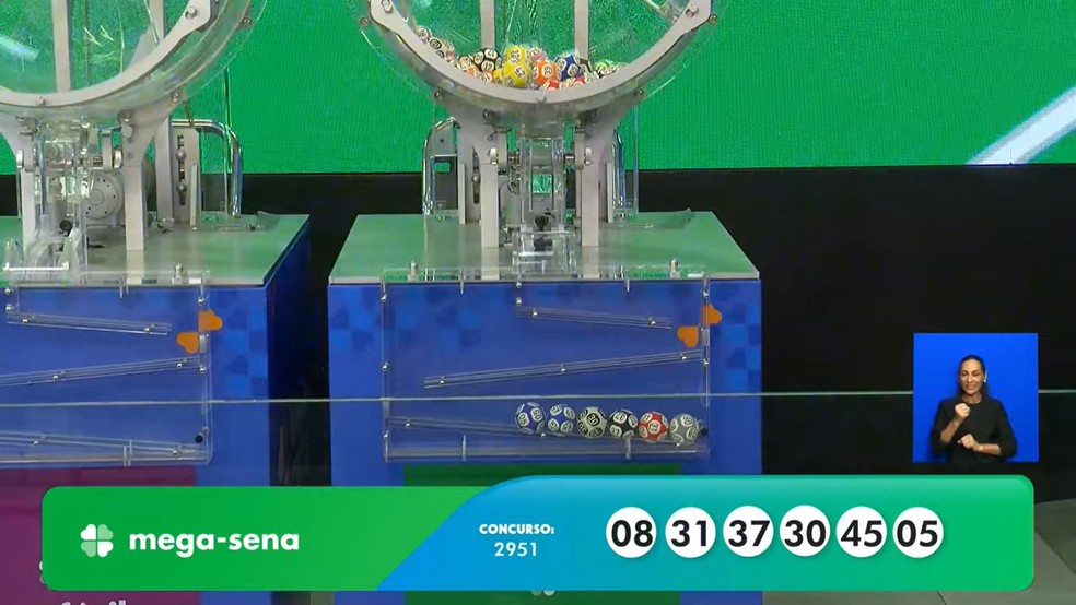 Mega-Sena, concurso 2.951 — Foto: Reprodução