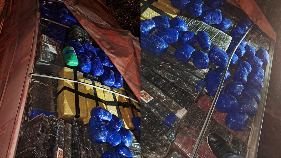 Opração apreende 50 toneladas de maconha no Paraguai — Foto: Senad