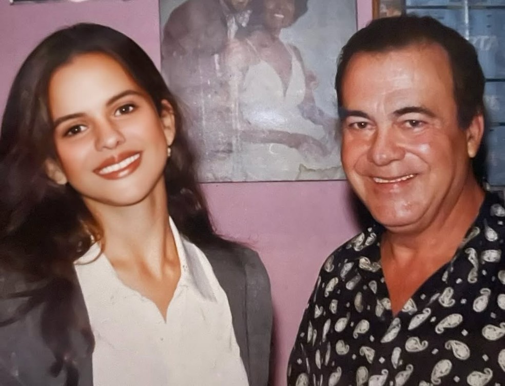 Lindomar Castilho e a filha Lili De Grammont — Foto: Reprodução/Redes sociais