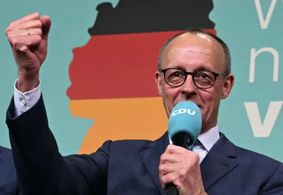 Friedrich Merz, chanceler da Alemanha — Foto: AFP via Getty