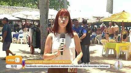Fiscalização contra preços abusivos é intensificada nas praias de Búzios