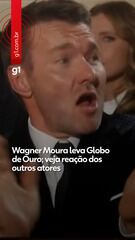 Wagner Moura leva Globo de Ouro; veja reação dos outros atores