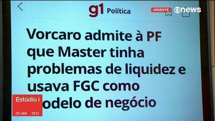 Vorcaro admite à PF que Master tinha problemas de liquidez e usava FGC como modelo de negócio