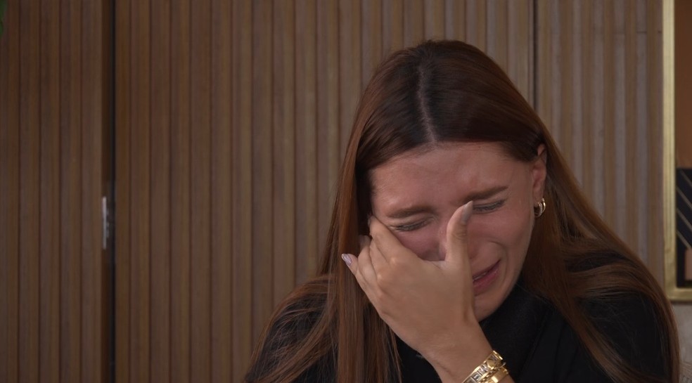 Raphaella Brilhante falou com exclusividade à TV Cabo Branco sobre agressões — Foto: Reprodução/TV Cabo Branco