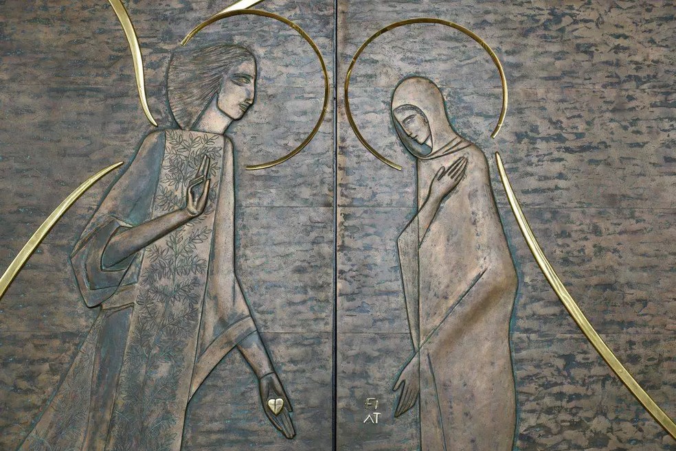 Porta Santa do Santuário Nacional de Aparecida — Foto: Thiago Leon