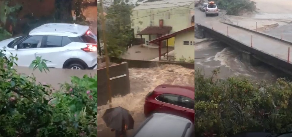 Chuvas causam estragos em Florianópolis — Foto: Reprodução/Redes sociais