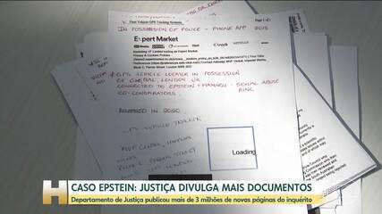 Caso Epstein: Departamento de Justiça dos EUA divulga mais 3 milhões de arquivos