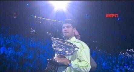 Carlos Alcaraz 3 x 1 Novak Djokovic | Melhores momentos | Final | Australian Open