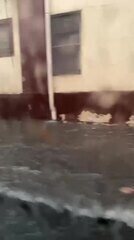 Chuva atinge a Rua Bernardo de Vasconcelos, em Realengo